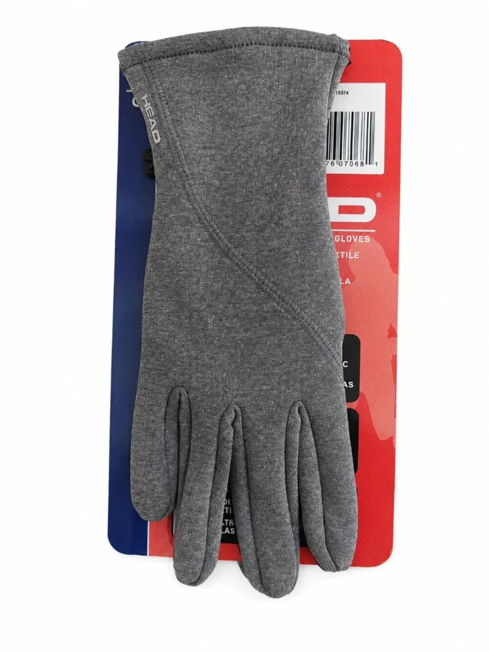 HEAD Women’s Touchscreen Running Gloves Gray Size Large
